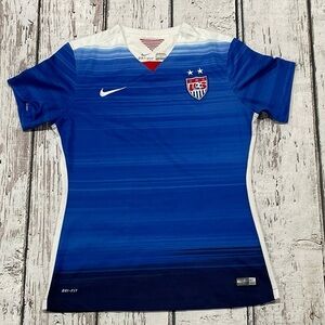 Nike Dri - Fit Women's USA National Team Soccer Futbol 2015 Jersey Top Shirt